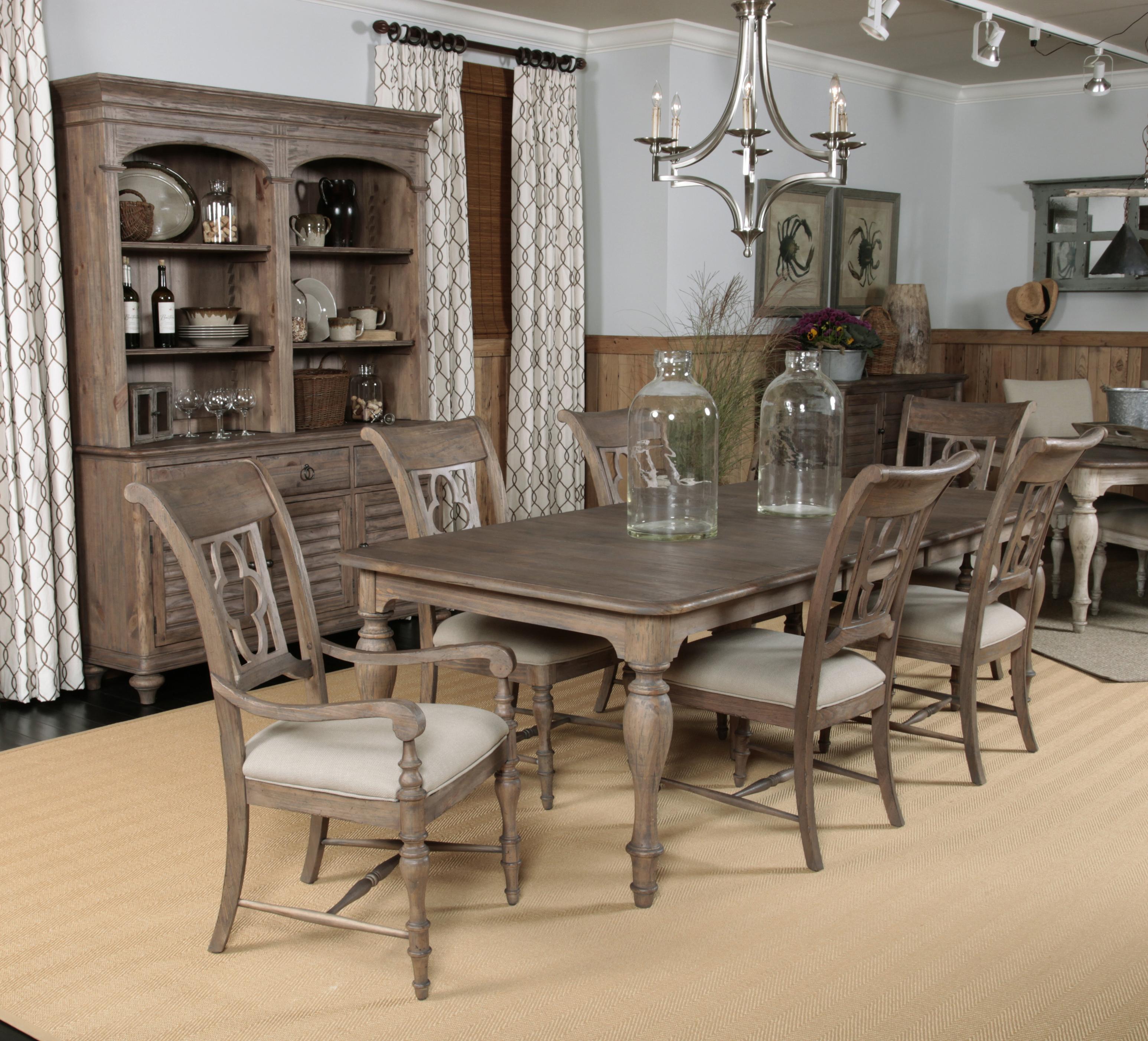 Kincaid Furniture Weatherford Canterbury Table with 4 Turned Legs and